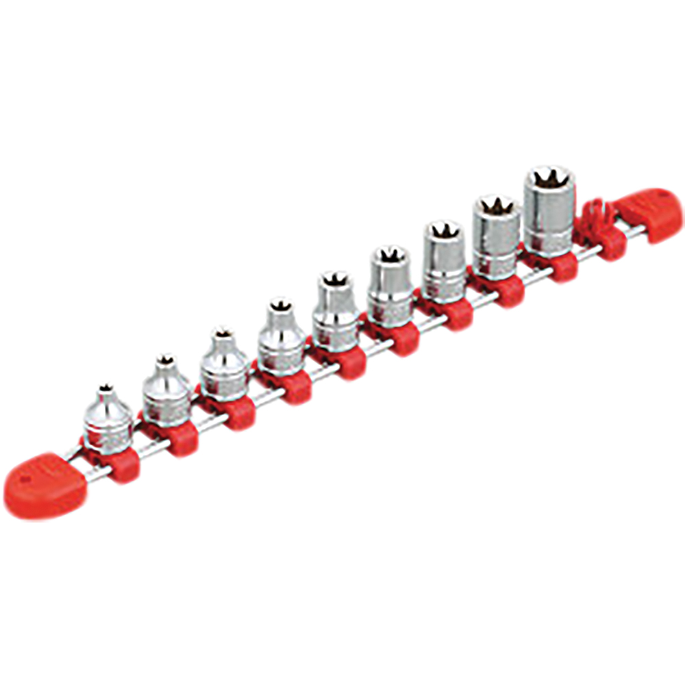 3/8"sq. E-Type Torx Socket SET (9pcs.)