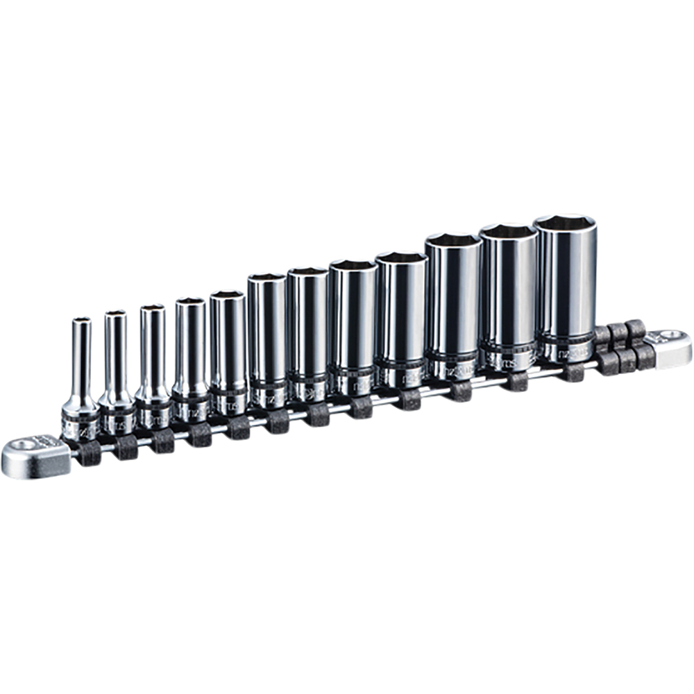 Metric Socket Set 3/8" Drive Deep 12 pc