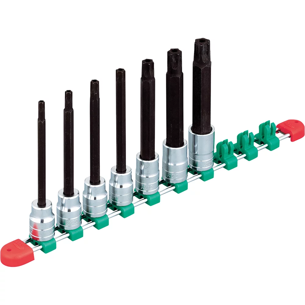 (image for) 1/2"sq. T-TYPE torx BIT SOCKET SET FOR TAMPER RESISTANT FASTENER