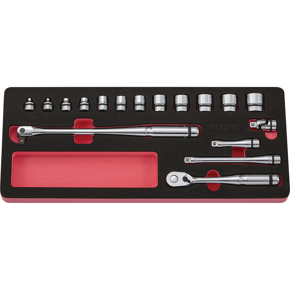 Socket Set 3/8" Drive 17 pc