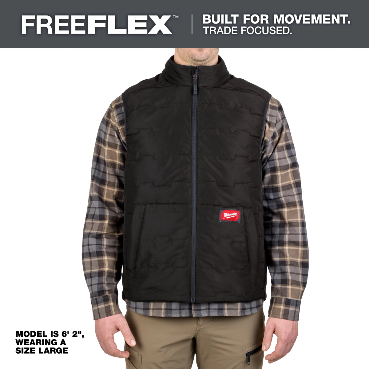 Milwaukee Tool FREEFLEX Lightweight Insulated Vest...
