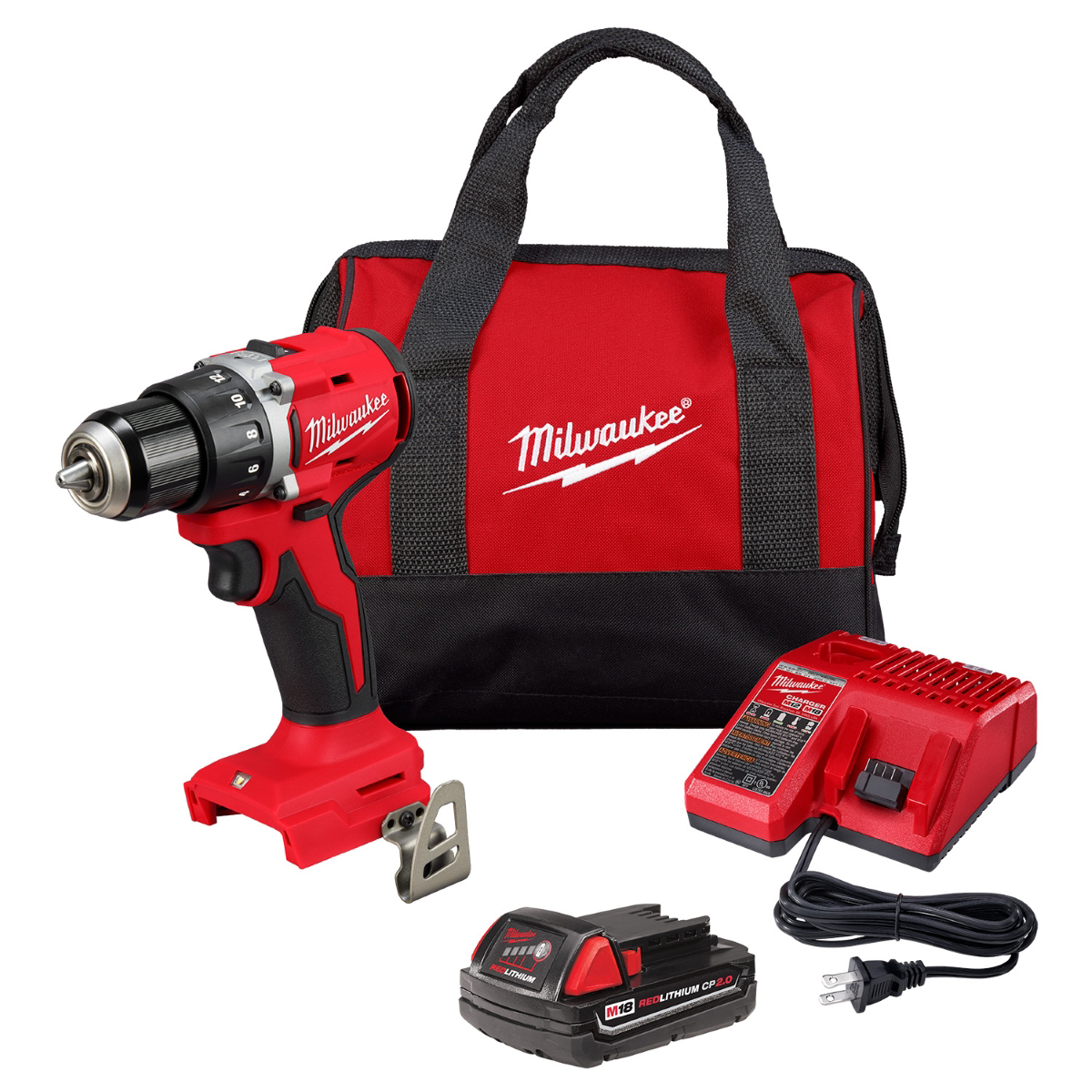 Milwaukee Tool M18 Compact Brushless 1/2 inch Dril...