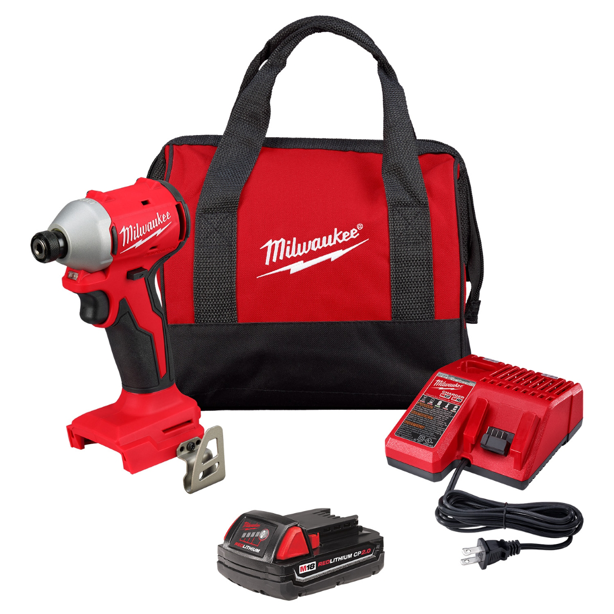 Milwaukee Tool M18 Compact Brushless 1/4 Hex Impac...