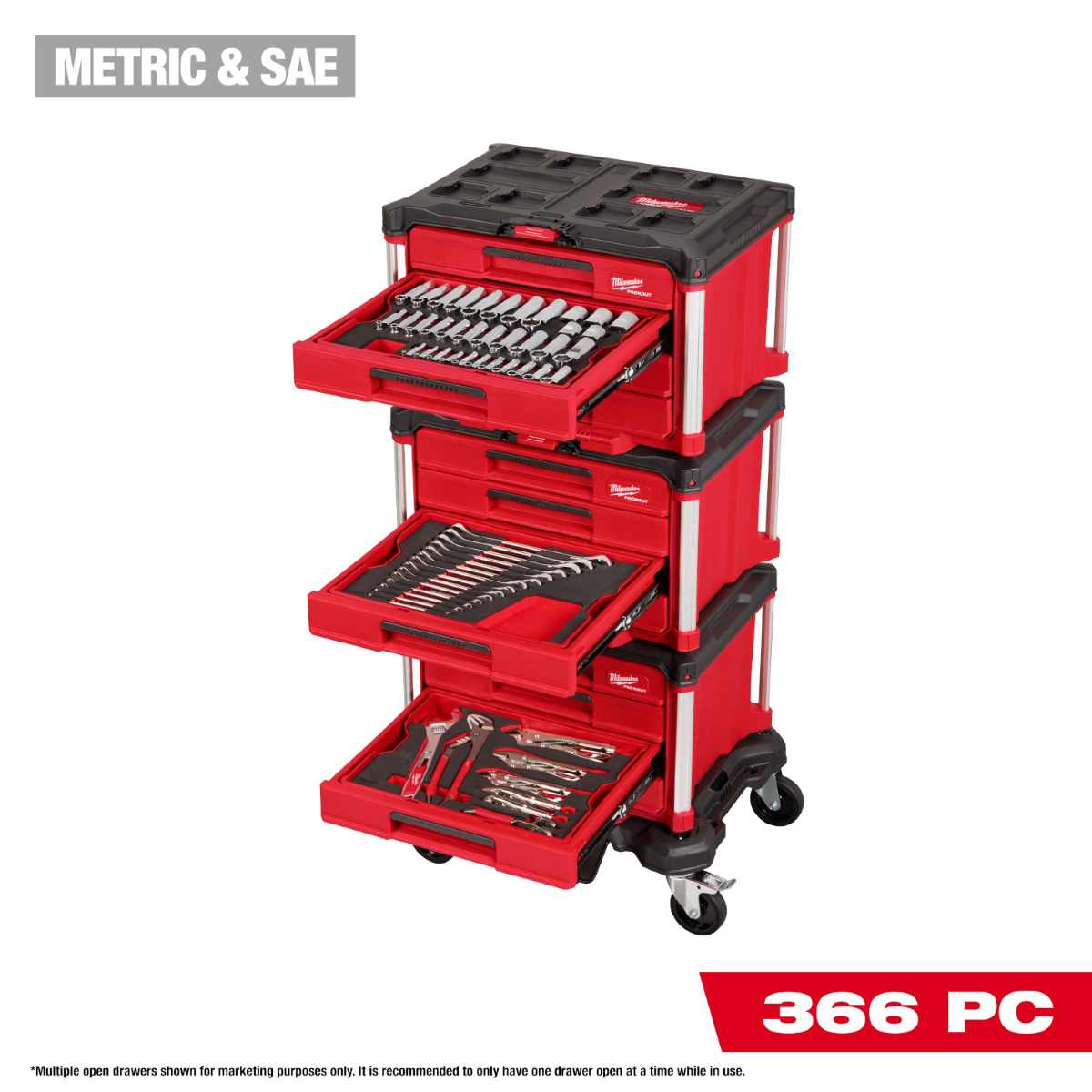 Milwaukee Tool 366 Piece Master Mechanics Hand Too...