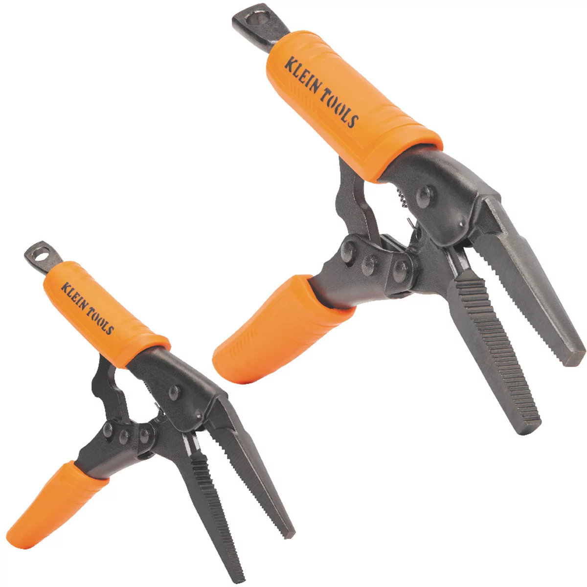 (image for) Long Nose Locking Pliers Set, 6- and 9-Inch, 2-Piece