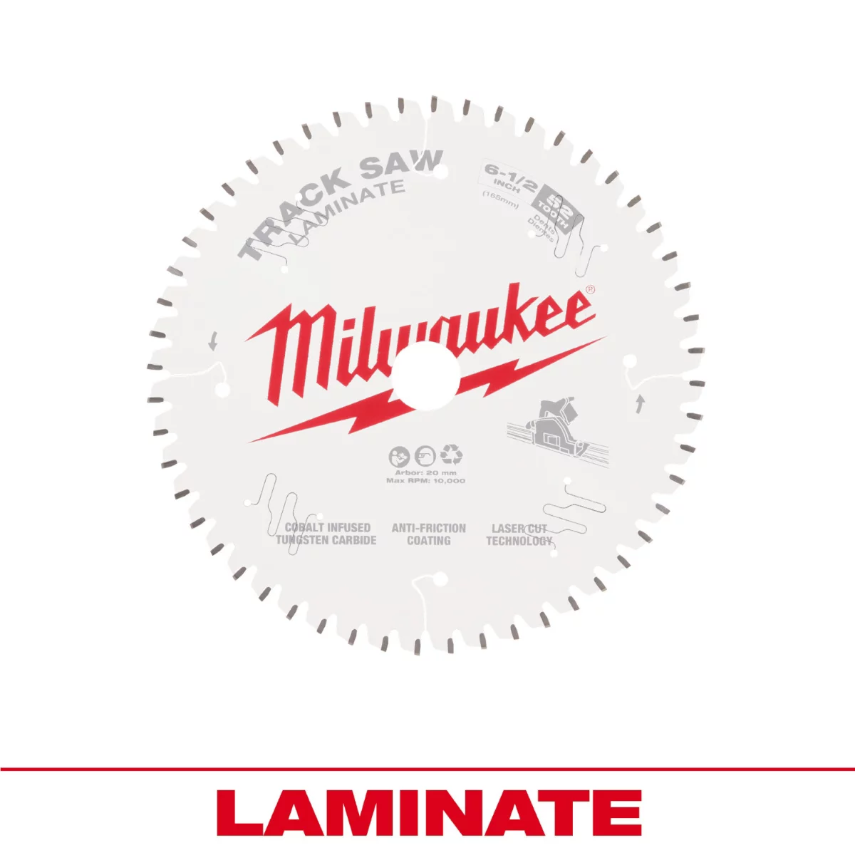 6-1/2 Inch 52T Laminate Track Saw Blade
