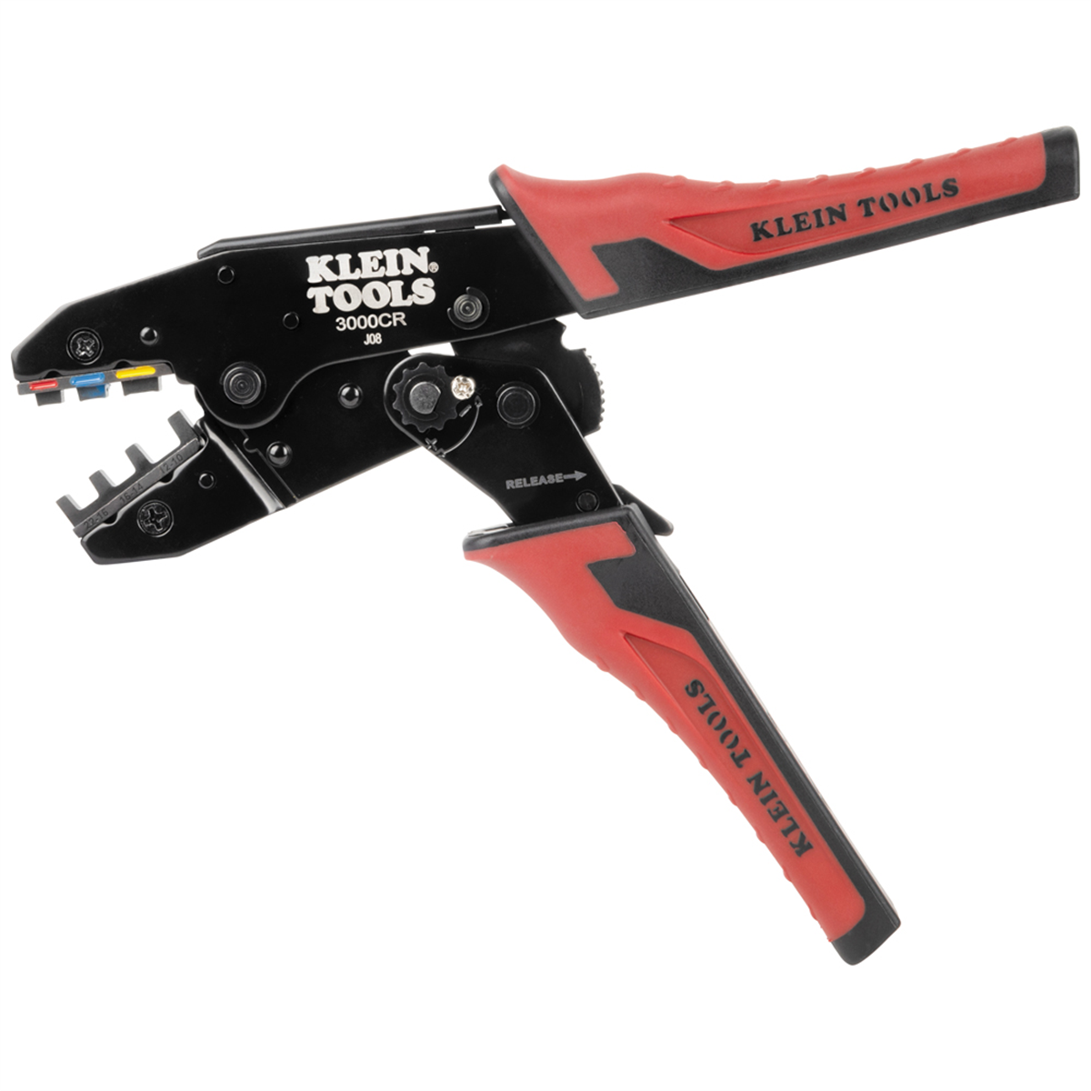 Ratcheting Heat Shrink Terminal Crimper, 10 to 22 AWG Wire