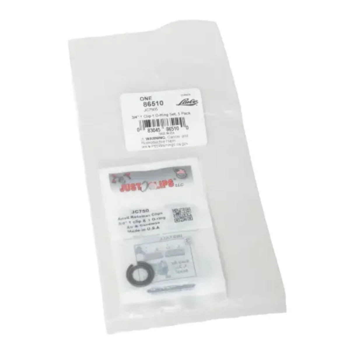 JC7505 3/4-inch 1 Clip & 1 O-Ring Set 5 Pack
