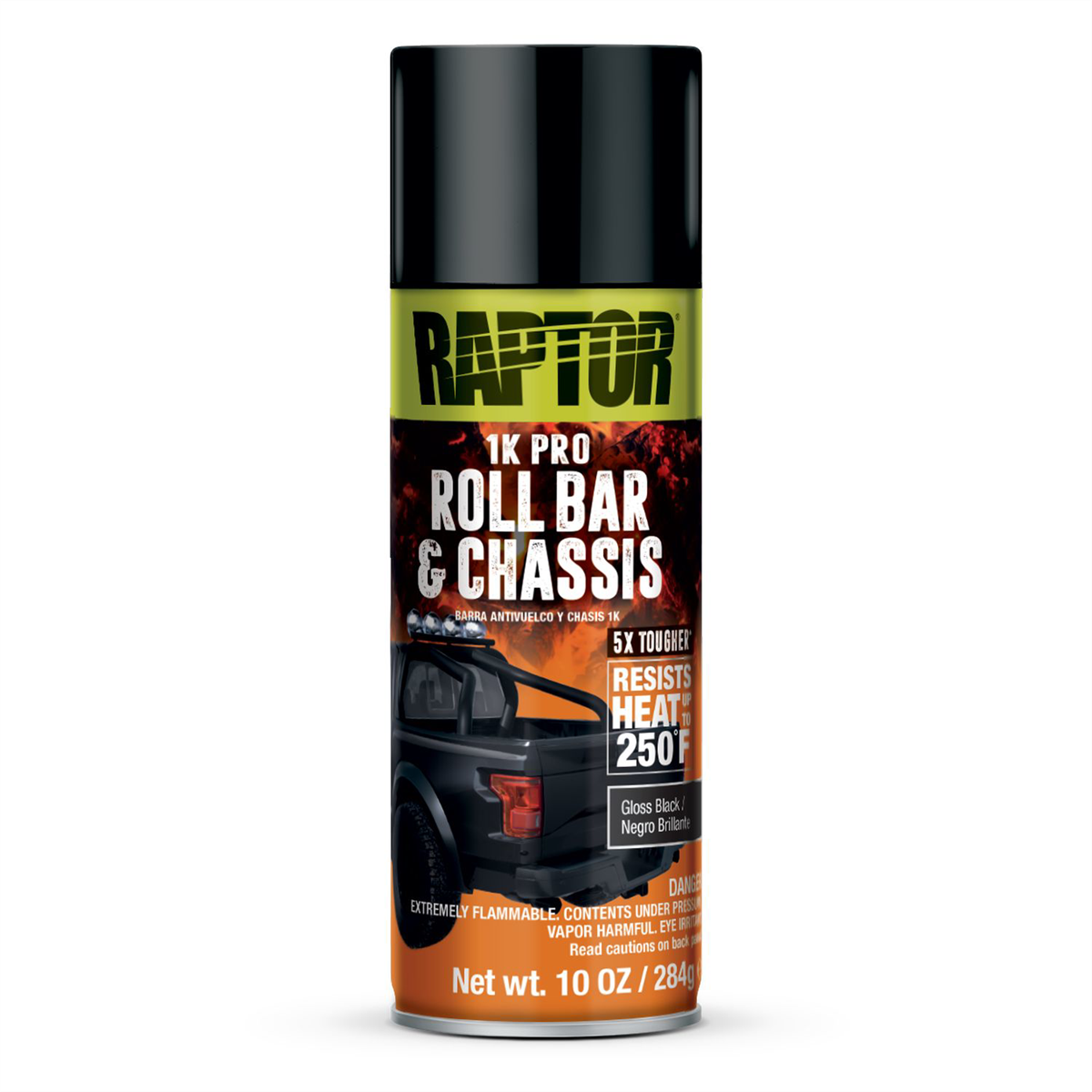 RAPTOR 1K Roll Bar & Chassis Gloss Black 10oz...