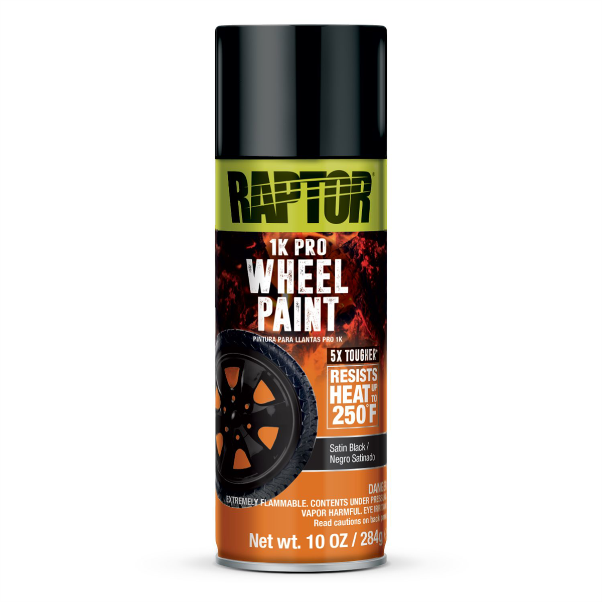 RAPTOR 1K Wheel Paint Satin Black 10oz
