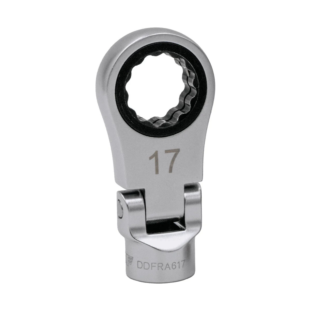 17 MM DUAL DRIVE FLEX RATCHETING ATTACHMENT - 3/8'' SQ. DR.