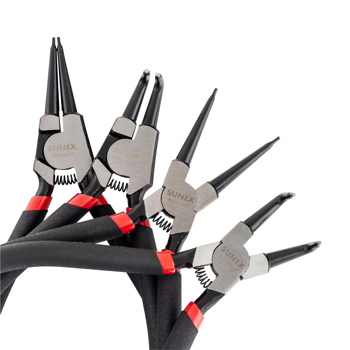 4 PC Snap Ring Pliers Set