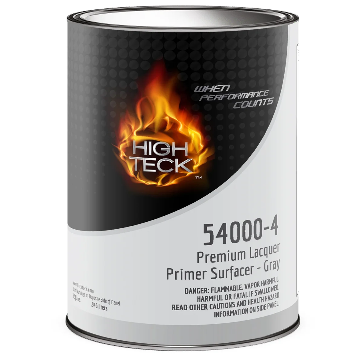 High Teck 54000-4 Premium Lacquer Primer Surfacer Gray