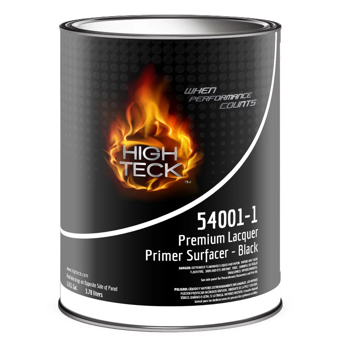 High Teck 54001-1 Premium Lacquer Primer Surfacer Black