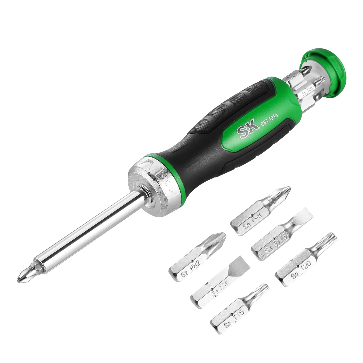 (image for) 7-in-1, 216-Position Reversible Ratcheting Screwdr...
