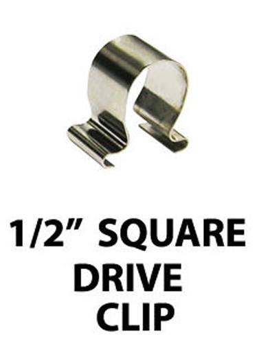 Socket Rail Clips 1/2 In, 20/Pk.