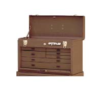 Tool Room Series 7-Drawer Machinist`s Chest - Brown
