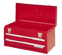 Metal Portable 2-Drawer Chest - 18 In
