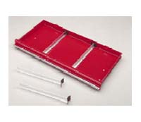 Spring Clip Drawer Dividers - 18In Deep