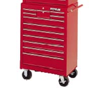 Pro Series 12-Drawer Roller Cabinet 26-1/2In W - Red
