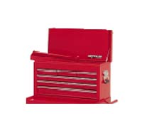 Pro Series 6-Drawer Chest w/ Drop-Front Panel - Red