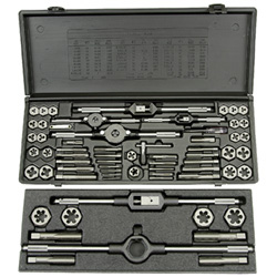 High Carbon Steel 40 Piece Super Mechanic’s Tap & Die Set