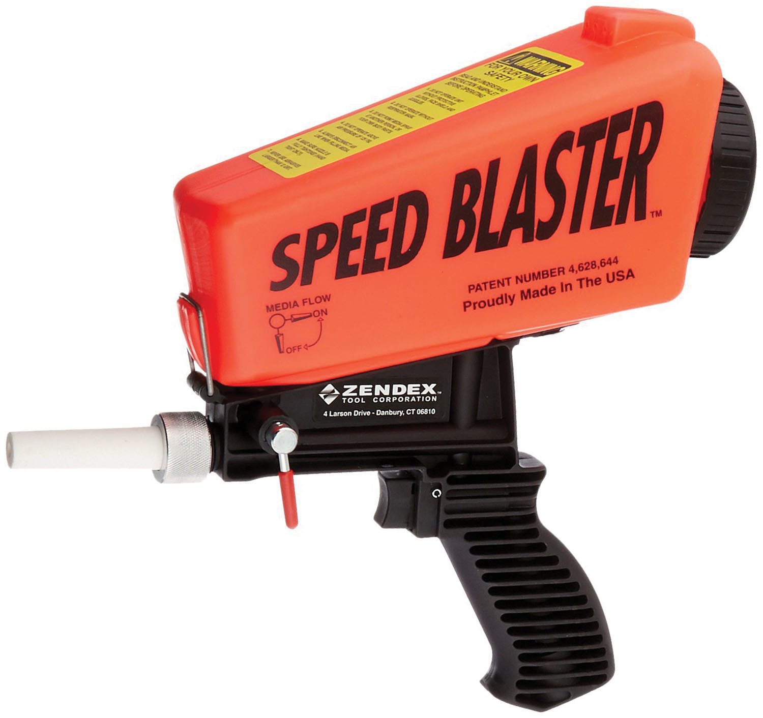 Hand Held Gravity Feed Sand Blaster Neon Red UNI00...