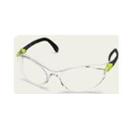 Safety Glasses - Bandido - Yellow/Black - Clear Lens 10/Pack