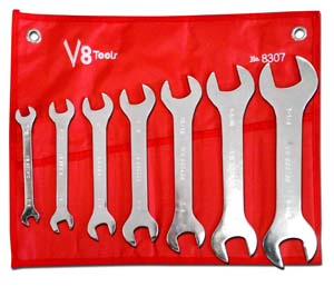 Super Thin Wrench Set - 7 Pc - SAE