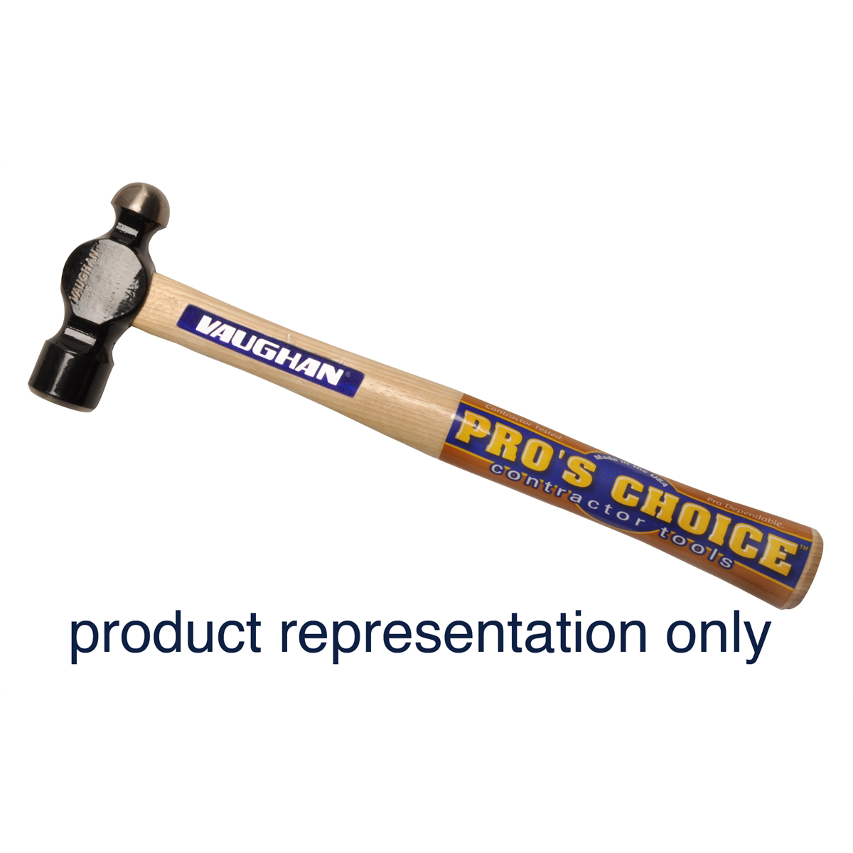 Ball Pein Hammer w/ Wood Handle - 8 Oz.