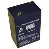 Replacement Battery for 124B, 127, 128, 137C & 139 - 6 Volt