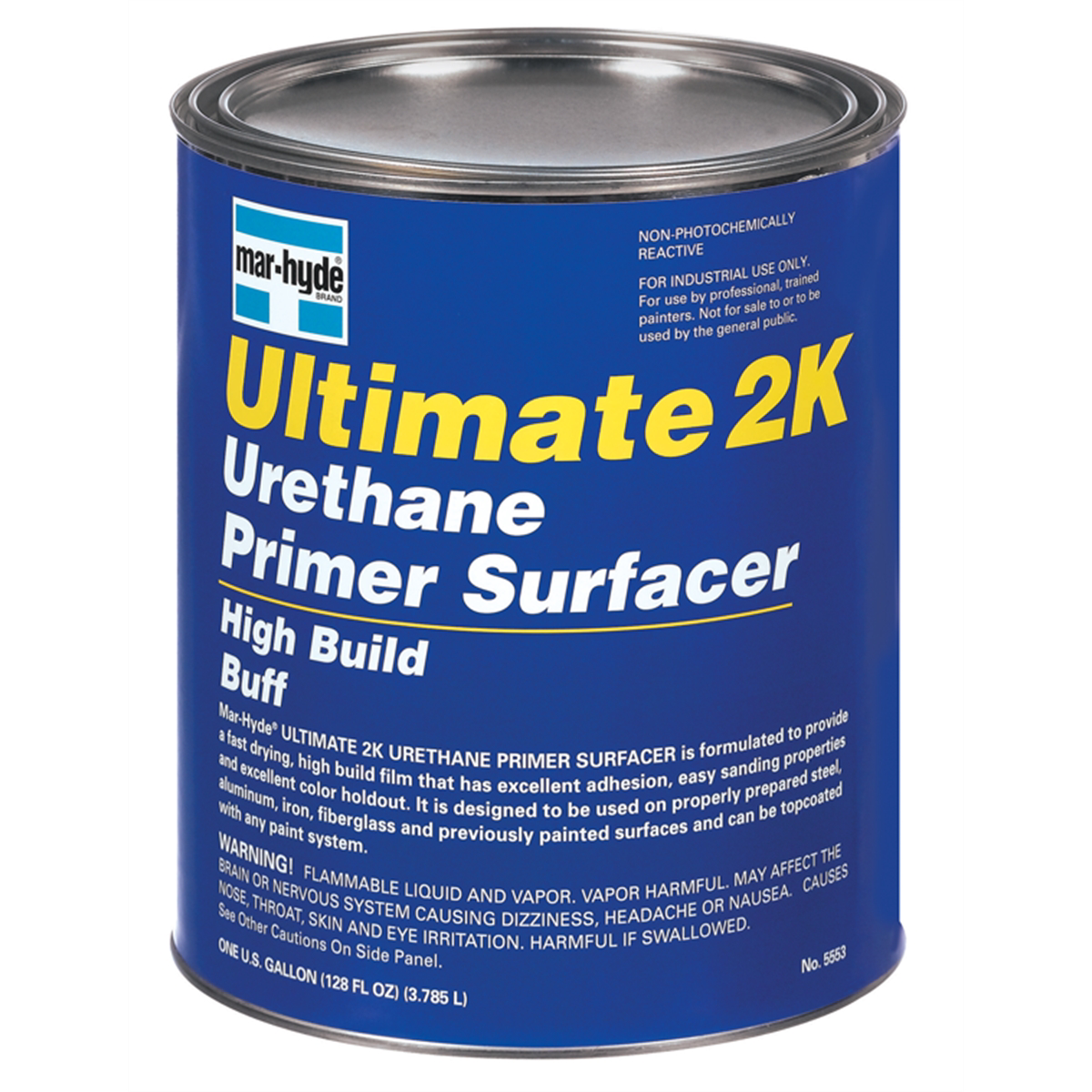 Autobahn AP-8036 Black 2K Super Fill Primer/Surfacer Gallon Kit (Includes Activator & Mixing Sticks)