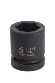 1 In Dr 6 Point Standard Impact Socket - 1-1/4 In