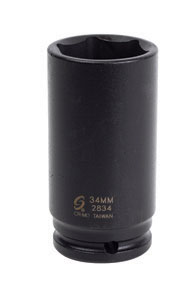 1/2 In Dr Spindle Nut Socket, 34mm