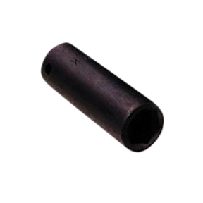 3/8 In Dr Impact Socket, 6 Pt, Deep, 3/8 In