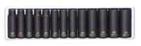 3/8 In Dr Impact Socket Set - Deep Metric - 13-Pc