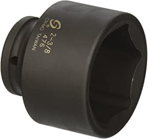 3/4 In Dr Impact Socket, 6 Pt, Std, 2-3/8 In