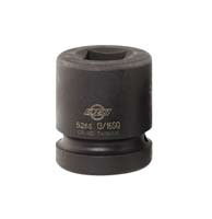 1 In Dr 6-Pt Impact Socket, Standard Square, 13/16 In