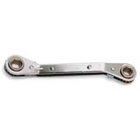 Metric Offset Ratcheting Box End Wrench - 9mm x 10mm