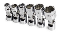 1/4 In Drive 12 Pt Flex Fractional Socket Set - 6 Pc
