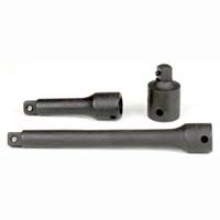3/8 Dr Impact Extension Set w/ Pin Retainer - 3-Pc
