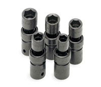 c. 1/2 In Drive 6 Pt Swivel Fractional Impact Socket Set -