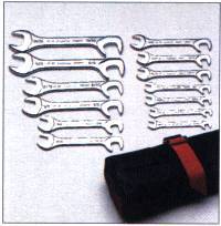 FACOM Fractional Midget Open End Angle Wrench Set - 13 Piece