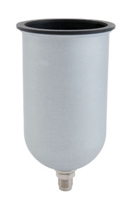 Aluminum Gravity Feed Cup - 34 Ounce/1 Liter Capacity