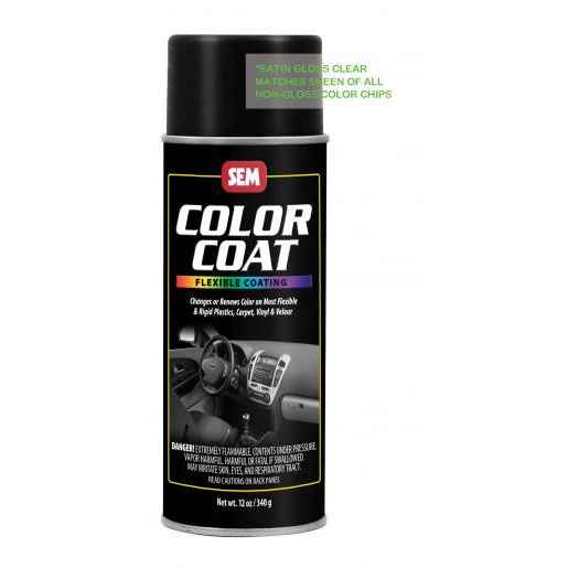 SEM Products 13013 Color Coat Satin Gloss Clear Aerosol SEM13013 SE13013