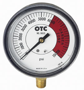 Pressure Gauge 0 to 6000 PSI