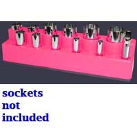 3/8 In Drive Impact Deep Socket Organizer w/ Magnetic Base