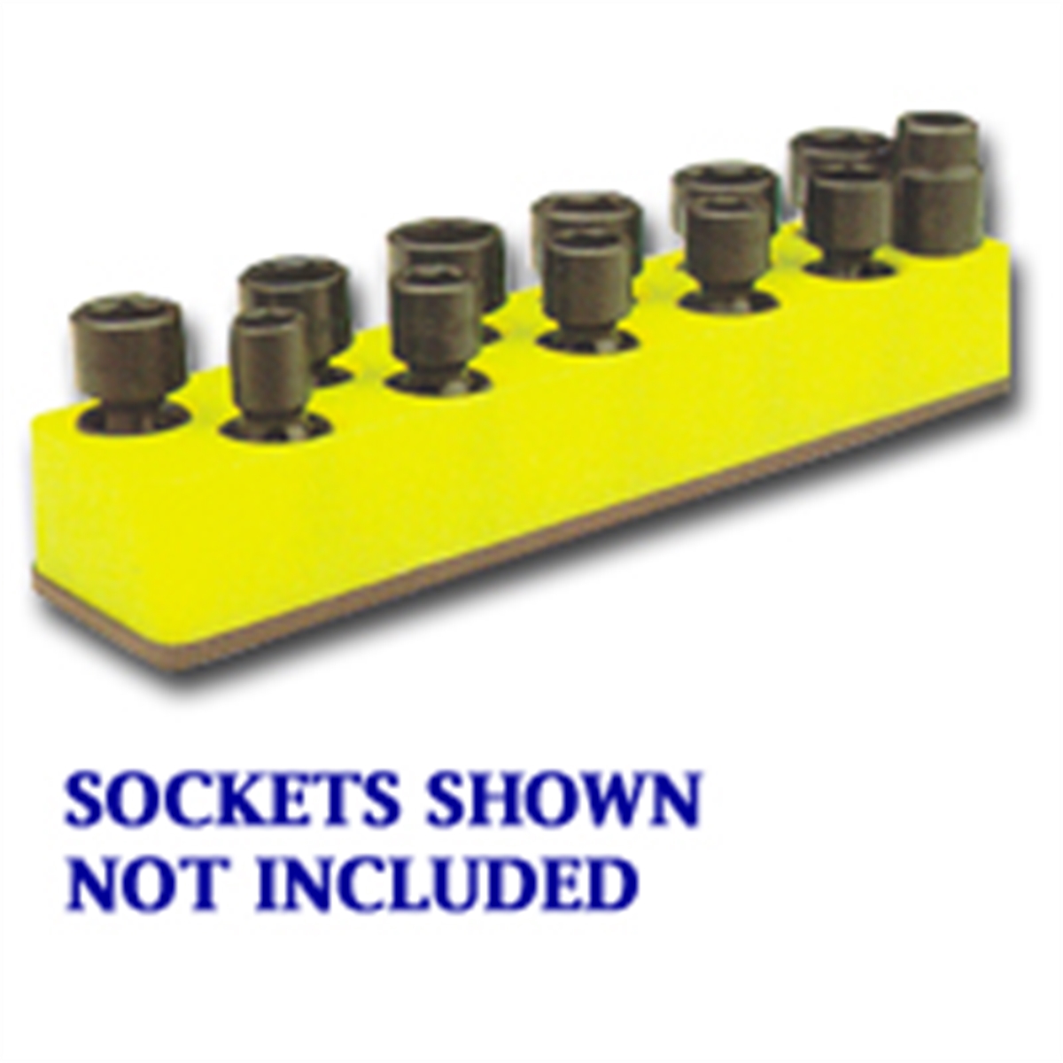 3/8 In Drive Swivel / Impact Metric Socket Organizer w/ Magnetic