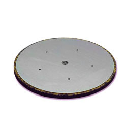 8 Inch Laminated Pad - Aluminum Backed w/ 5 Screws