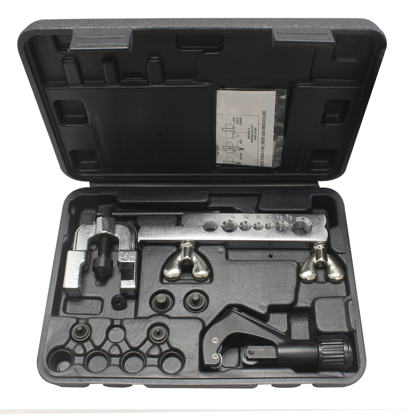 Mastercool 70092 45 Degree Flaring, Double Flaring & Cutting Tool Set